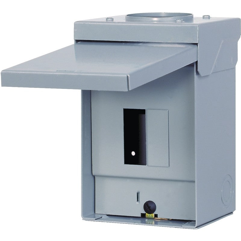 Siemens Murray EQ W0204ML1060U Load Center, 60 A, 2 -Space, 4 -Circuit, Main Lug, NEMA 3R Enclosure, Gray