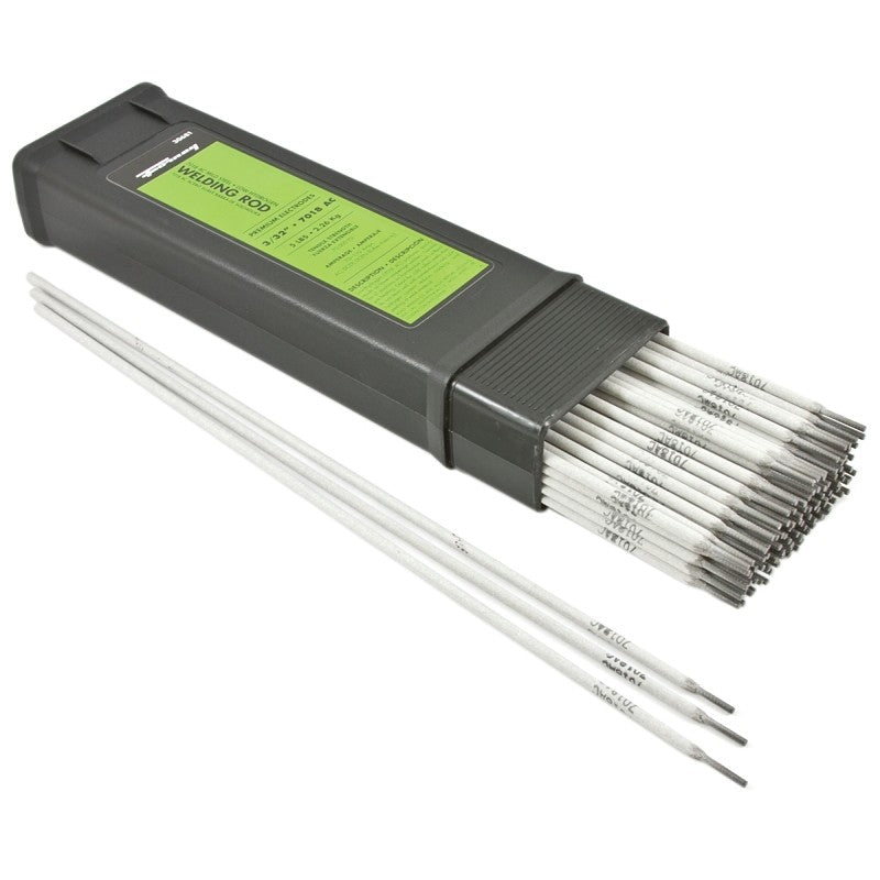 Forney 30681 Stick Electrode, 84000 psi Tensile Strength, Applicable Materials: Mild Steel, 3/32 in Dia