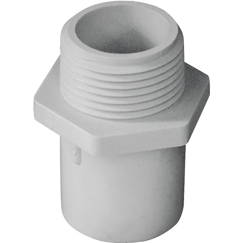 IPEX 435617 Pipe Adapter, 1 x 3/4 in, Male, PVC, SCH 40 Schedule