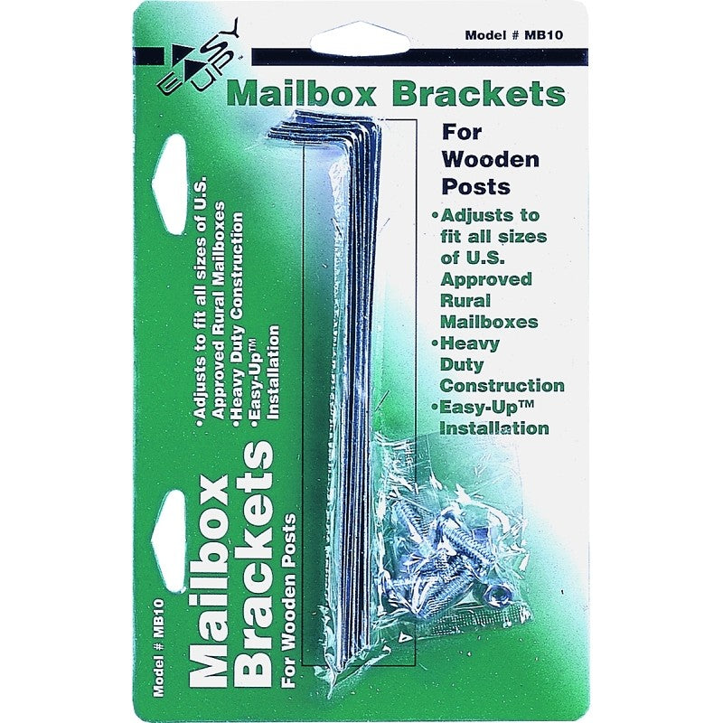 Gibraltar Mailboxes MB100000 Mounting Bracket, Galvanized Steel, 5-3/4 in L x 1 in W Dimensions