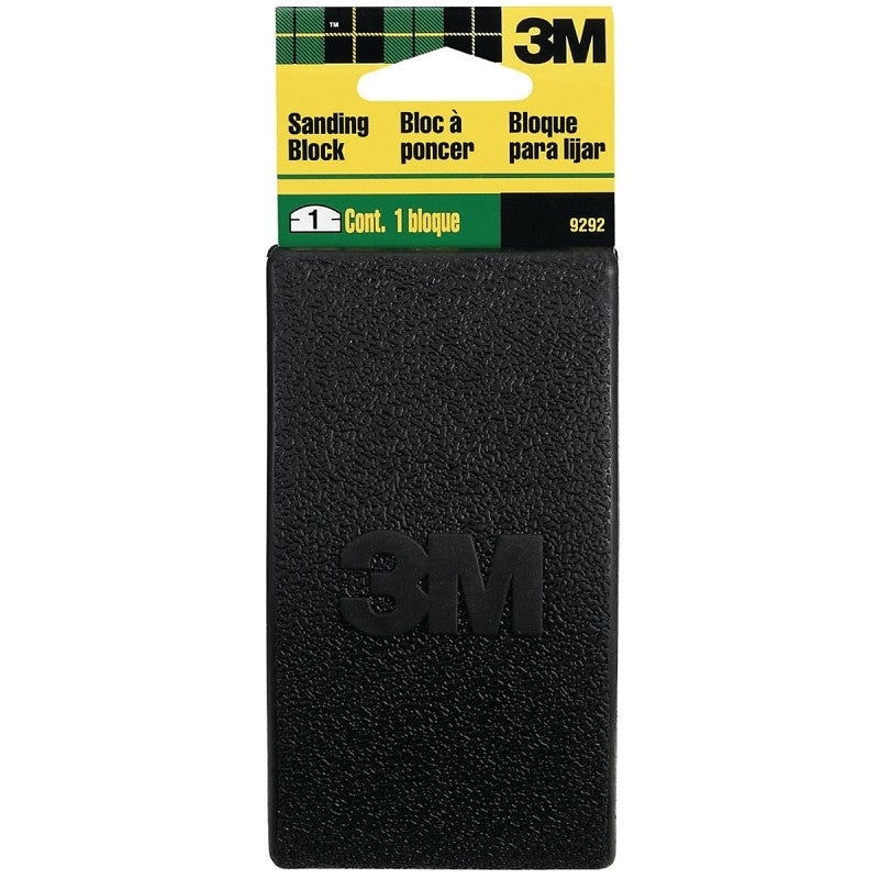 3M 9292 Sanding Block, 5 in L, 1-1/4 in W