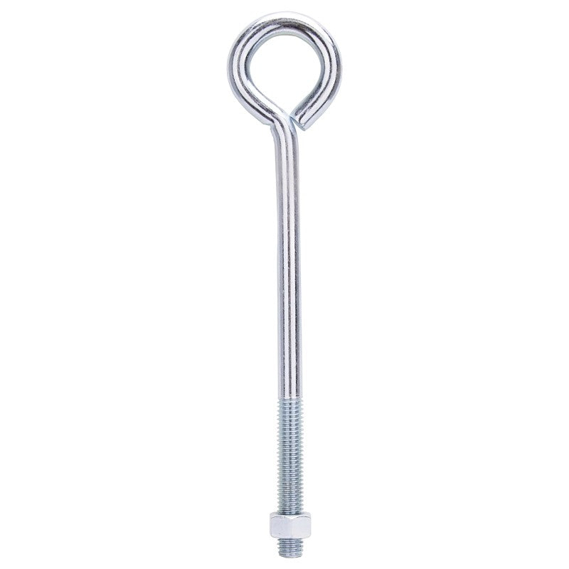 ProSource LR290 Eye Bolt, 13 mm Thread, Machine Thread, 3 in L Thread, 2-1/8 in Dia Eye, 633 lb Working Load, Steel (Pack of 10)