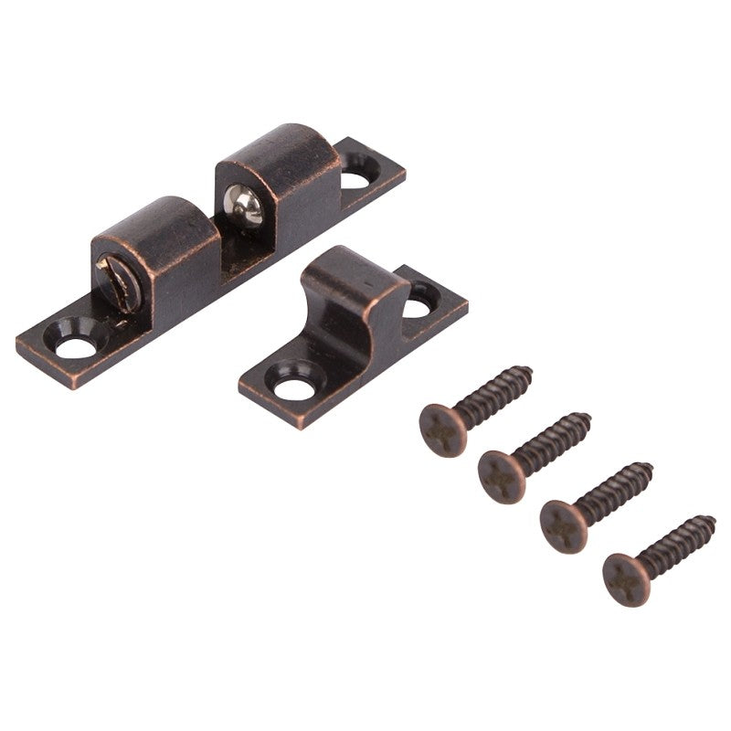 ProSource CB-01VB-PS Double Ball Catch, Brass, Venetian Bronze, Venetian Bronze