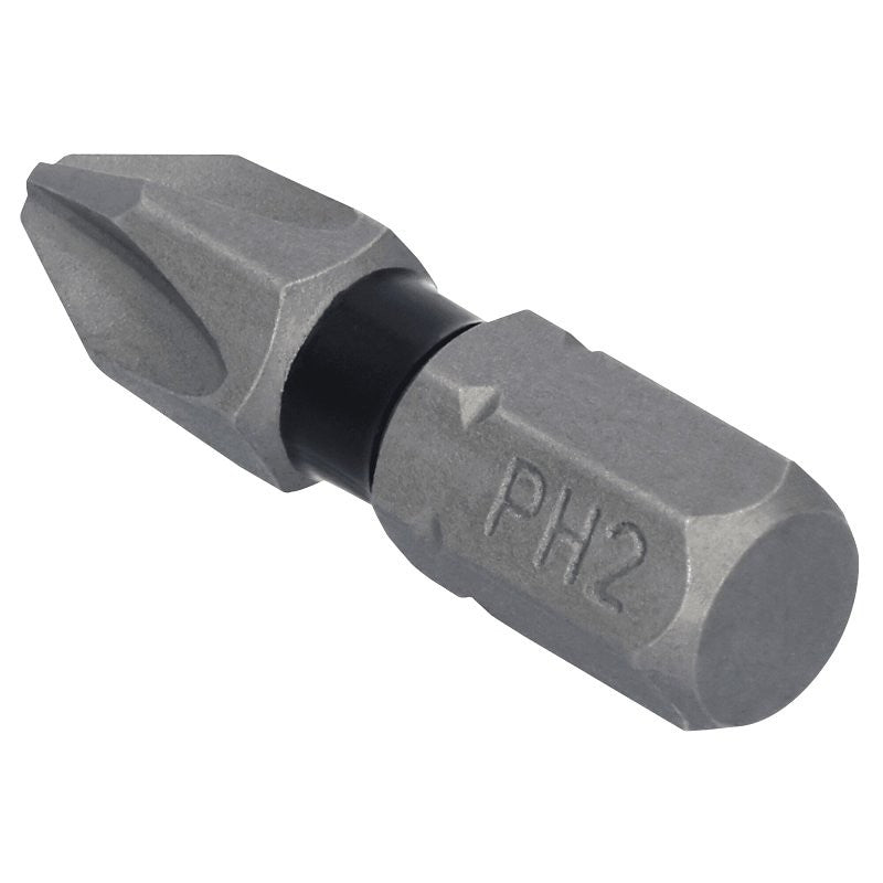 DEWALT TOUGHGRIP DWAF1PH2TG30 Screwdriver Bit, #2 Drive, Phillips Drive, 1/4 in Shank, Hex Shank, 1 in L, Steel