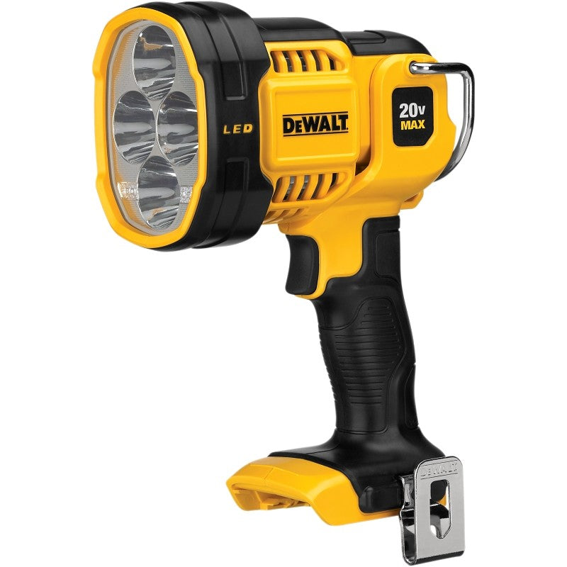 DEWALT DCL043 Spot Light, 20 V, 4-Lamp, LED Lamp, 1000, Plastic Fixture