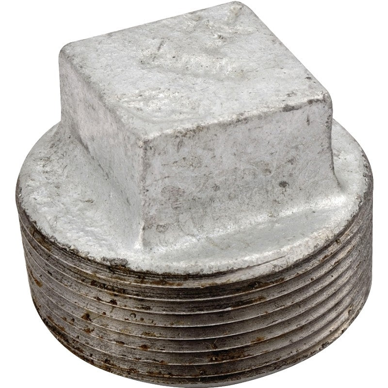 ProSource 31-3/8G Pipe Plug, 3/8 in, Screw, Square Head, Steel, SCH 40 Schedule