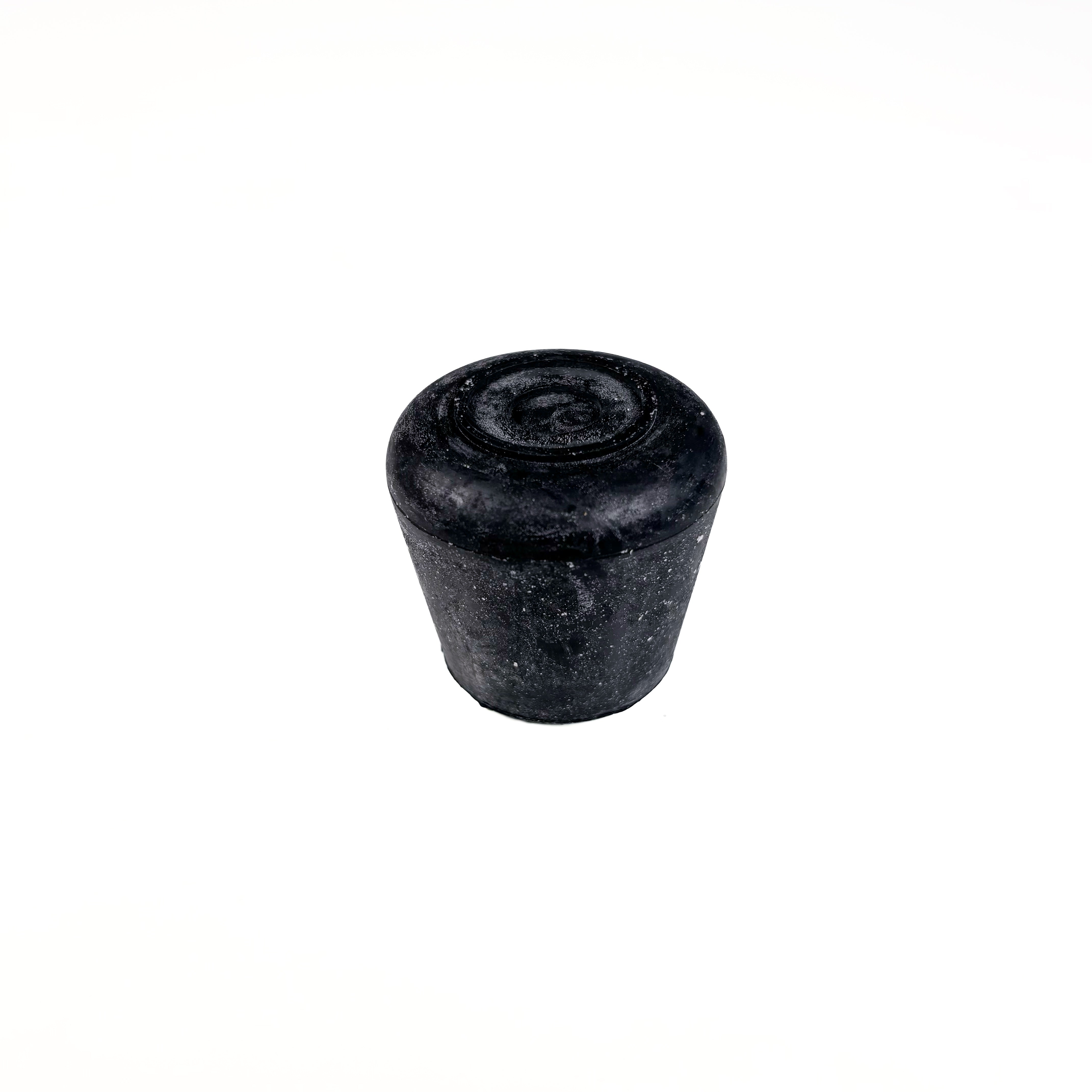 Leg Tips 1 Inch Black Rubber 4 Pack