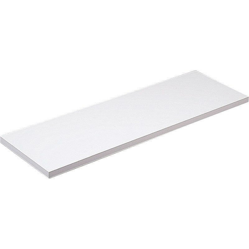 Knape & Vogt 1980 WH 12X48 Series Shelf Board, White, For: KV Standard/Bracket Shelving Systems, 200 lb, 5-Shelf (Pack of 5)