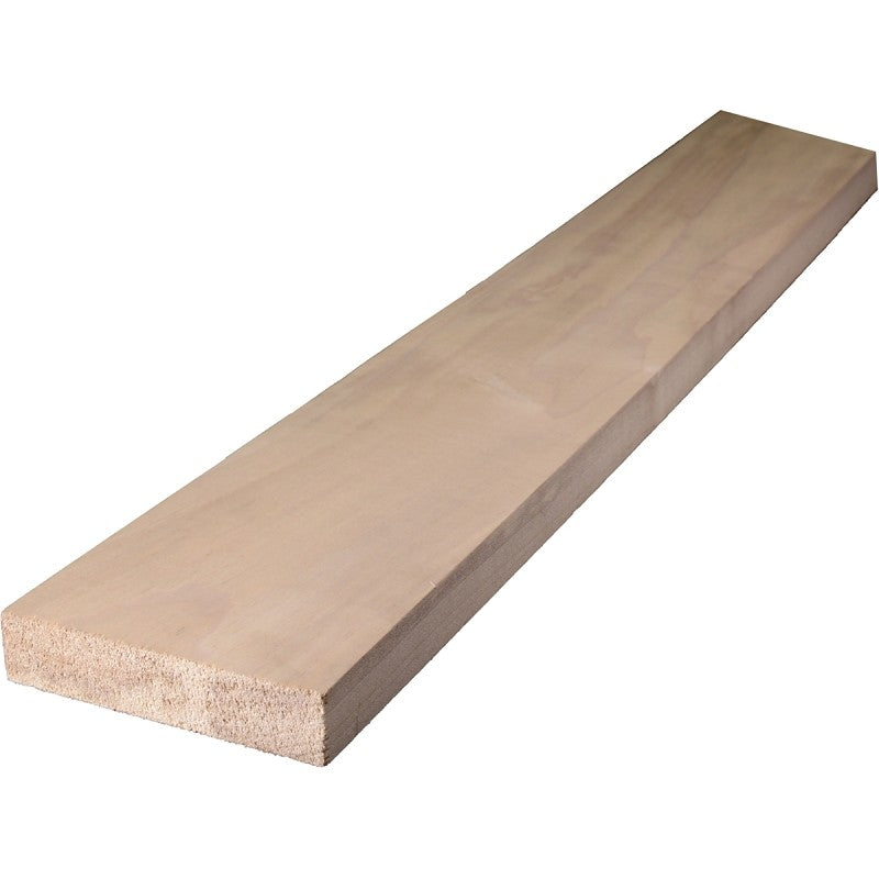 ALEXANDRIA Moulding 0Q1X4-27048C Hardwood Board, 4 ft L Nominal, 4 in W Nominal, 1 in Thick Nominal
