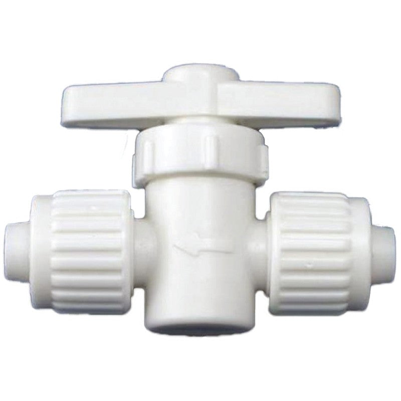 Flair-It 16880 Stop Valve, 1/2 in Connection, PEX, Plastic Body
