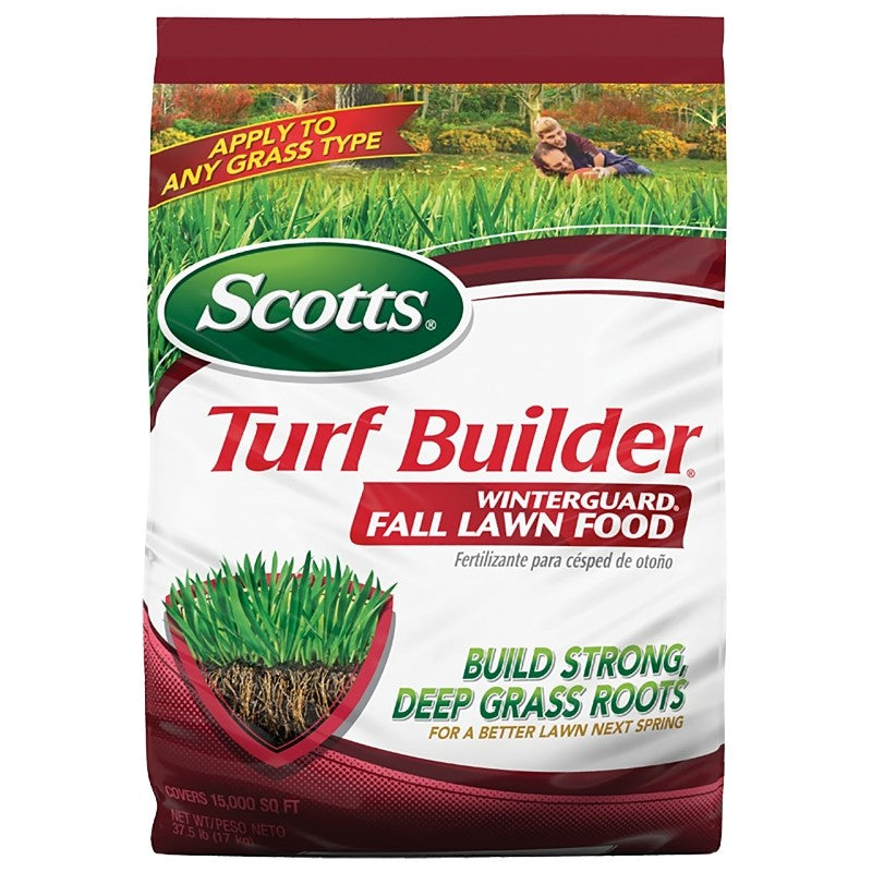 Scotts 22343 Fall Lawn Food, 32.3 lb Bag, Solid, 32-0-10 N-P-K Ratio