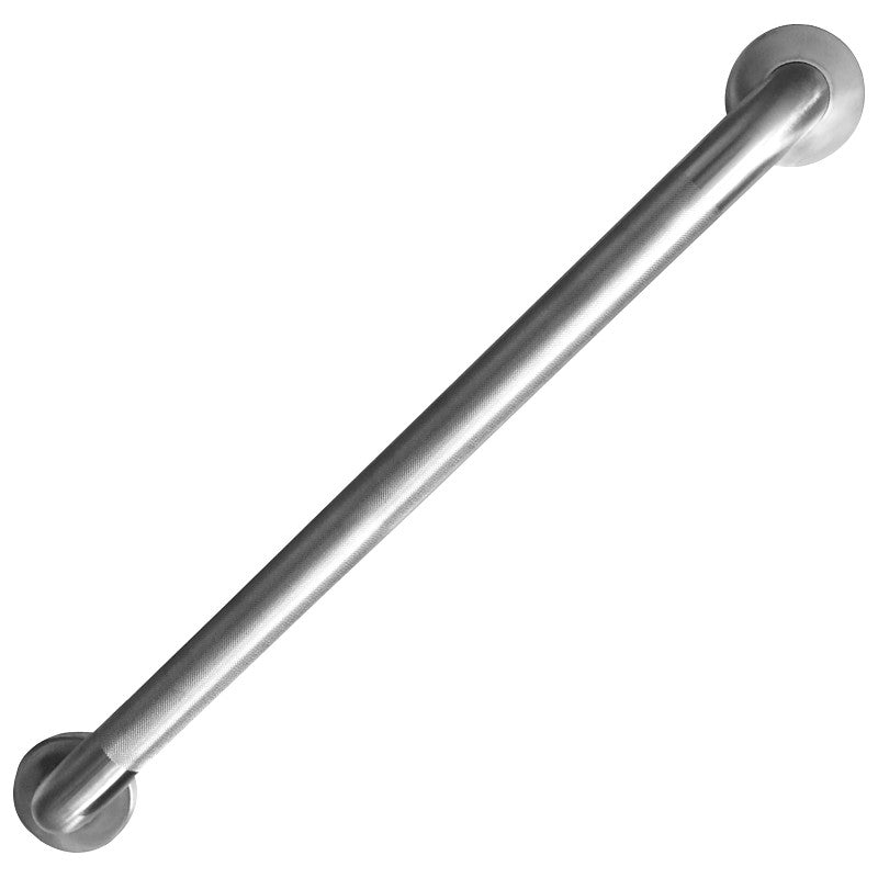Boston Harbor SG01-01&0424 Grab Bar, 24 in L Bar, Stainless Steel, Wall Mounted Mounting