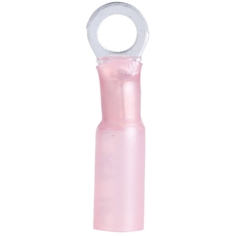 Gardner Bender Xtreme AMT-100 Ring Terminal, 600 V, 22 to 18 AWG Wire, #8 to 10 Stud, Nylon Insulation, Red