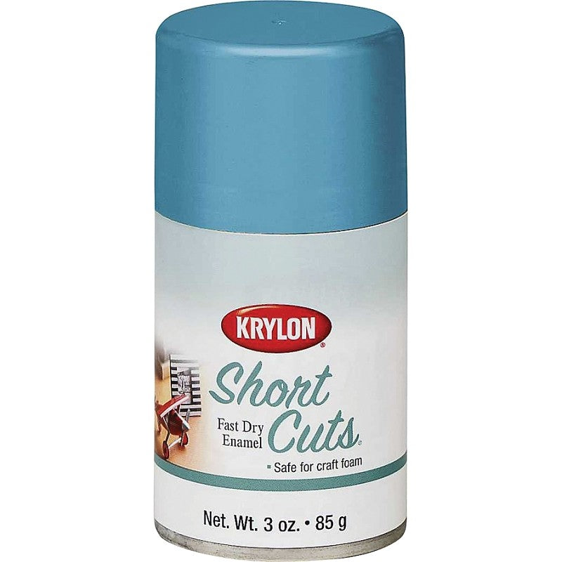 Krylon KSCS070 Craft Spray Paint, High-Gloss, Cotton Candy Blue, 3 oz Can (Pack of 6)