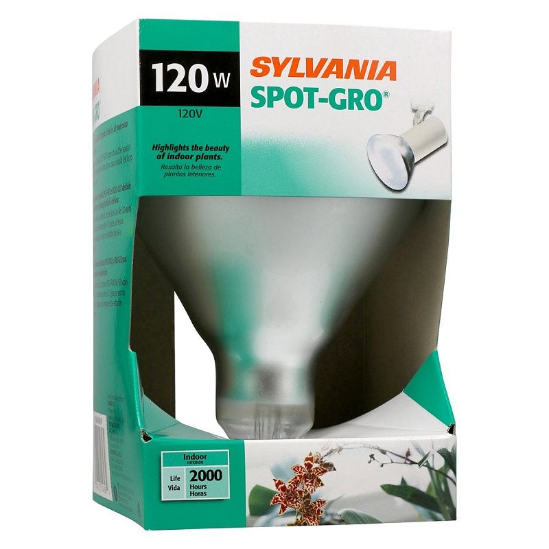 Sylvania 15836 Incandescent Lamp, 120 W, BR40 Lamp, Medium E26 Lamp Base, 1750 Lumens, 2700 K Color Temp