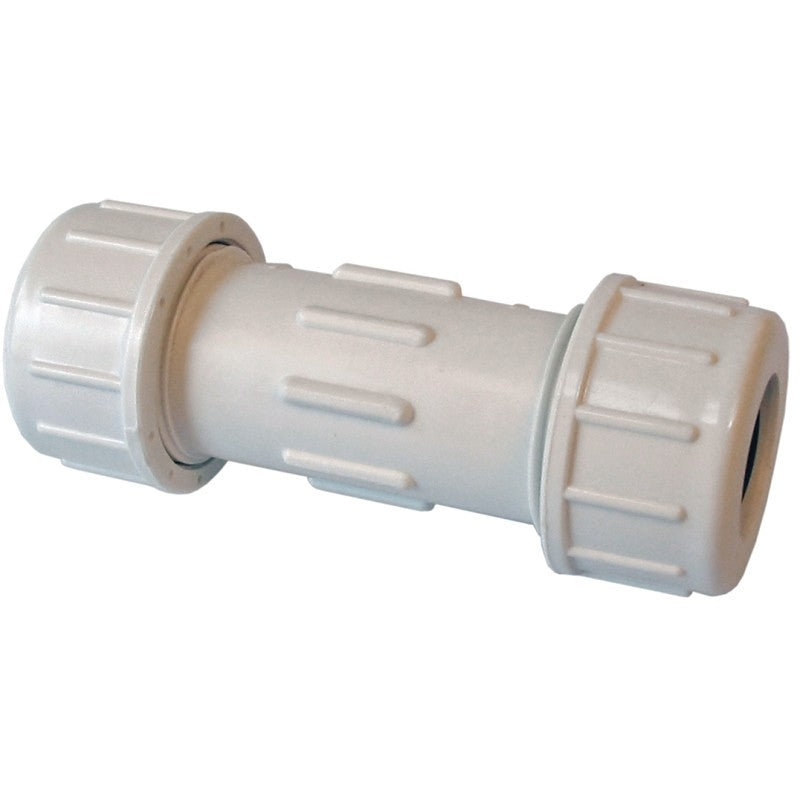 B & K 160-111 Pipe Coupling, 4 in, Compression, PVC, SCH 40, SCH 80 Schedule, 150 psi Pressure