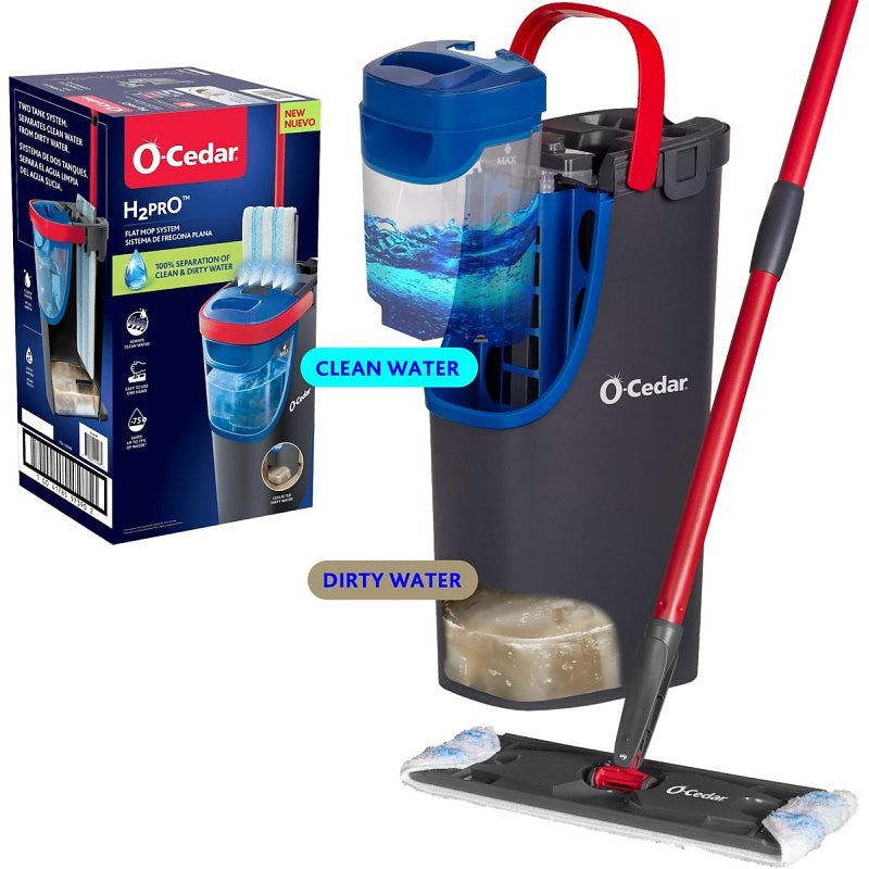 O-Cedar H2pO 175765 Flat Mop System