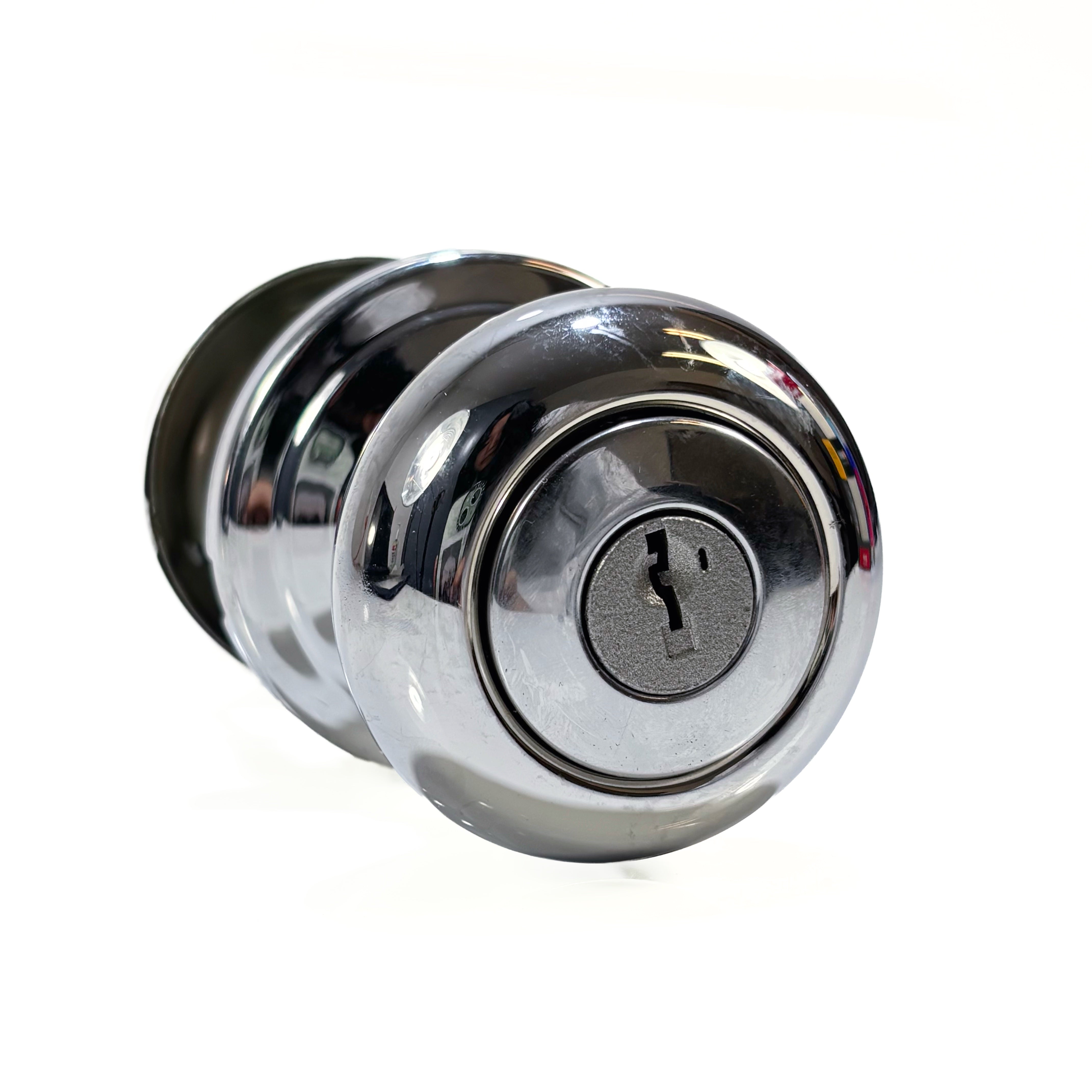 Keyed Entry Lockset Smartkey Polished Chrome