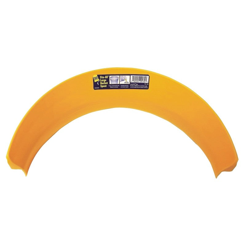 Foampro 135 Bucket Spout, Plastic, Yellow, For: 5 gal Bucket (Pack of 12)