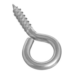 Large Eye Screw Eyes 2-3/16 Inch #4 Stainless Steel 2 Pack (POS)