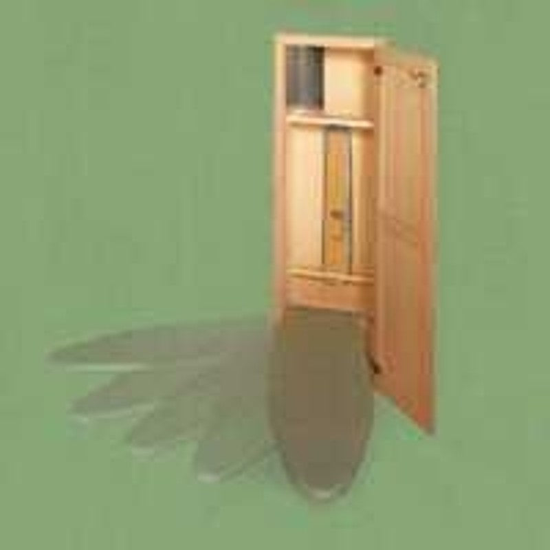 Hide-Away Supreme SUP400 Ironing Board, 47 3/4 in L x 16 in W x 7 in H in Board, Oak Wood Board, Light Brown Board