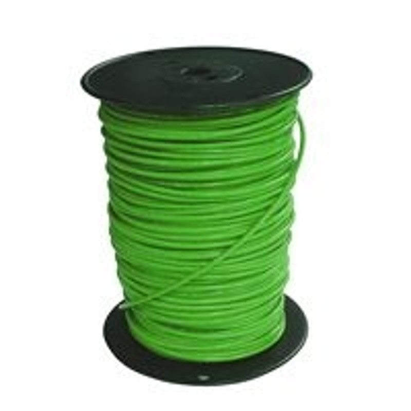 Southwire 10GRN-SOLX500 Series Building Wire, Green Sheath, 10 AWG Wire, 1-Conductor, 500 ft L, Copper Conductor