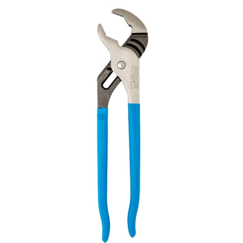 Channellock 442 Tongue and Groove Plier, 12 in OAL, 2-1/4 in Jaw Opening, Blue Handle, Cushion-Grip Handle