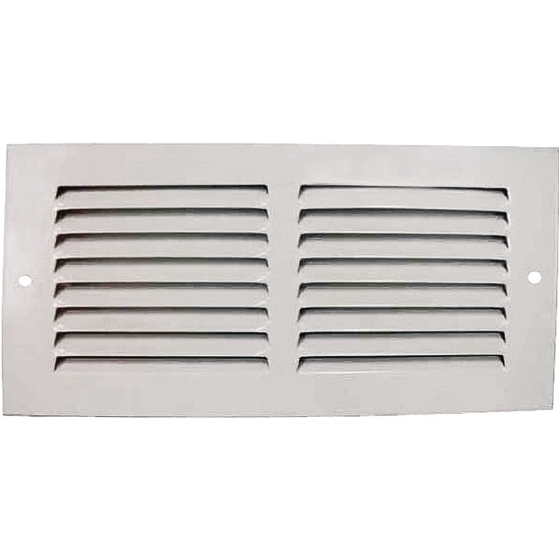 ProSource 1RA1004 Air Return Grille, 11-3/4 in L, 5-3/4 in W, Rectangle, Steel, White, Powder Coated