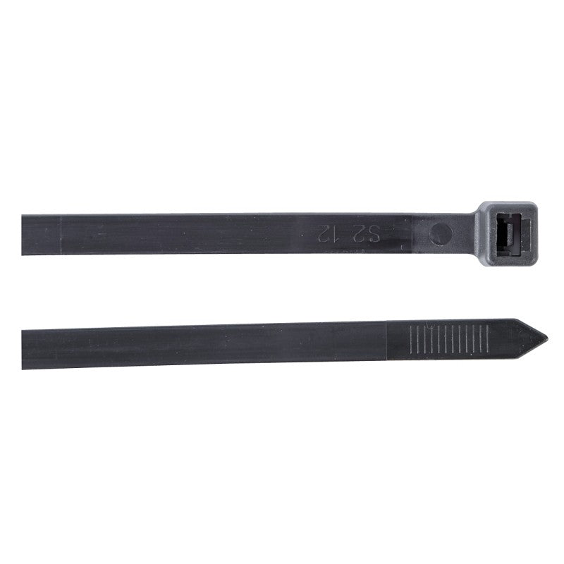 Gardner Bender 45-518UVBN Cable Tie, 6/6 Nylon, Black, 18 in L, 10/PK