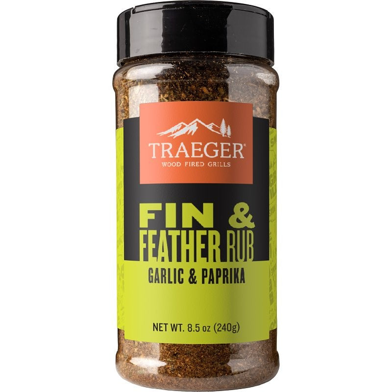 Traeger SPC261 Seasonings, Fin and Feather Rub, 10.1 oz Tin