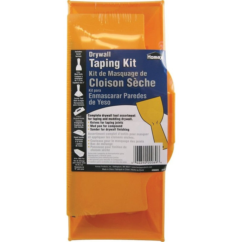 Homax 00089 Drywall Taping Kit, Yellow