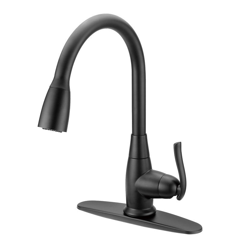Boston Harbor FP4A0000BL Faucet Pull-Down Kitchen Faucet, 1.8 gpm, 1-Handle, 1 or 3-Faucet Hole