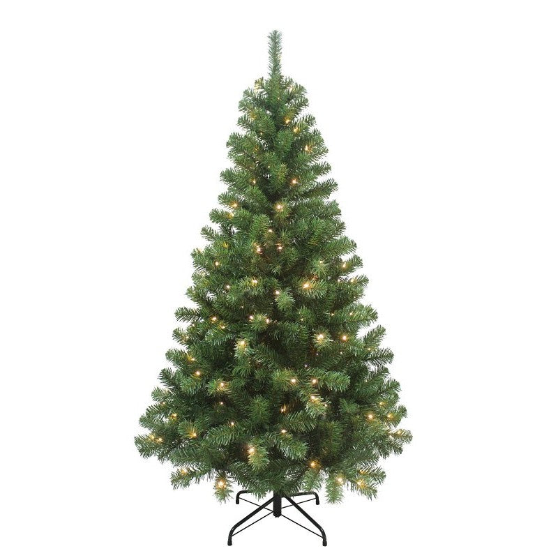 Puleo Asia Limited 333-1898-T60LW2 Artificial Tree, 6 ft, Balsam Fir Family, Direct Plug In, LED, Warm White