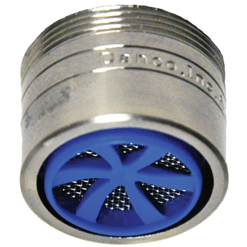 Danco 10484 Water Saving Aerator, 15/16-27 Male, Brass, Brushed Nickel