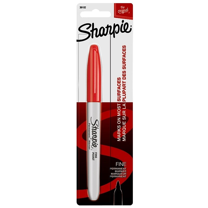 Sharpie 1832312 Marker, Fine Lead/Tip, Assorted- Black/Blue/Red Lead/Tip