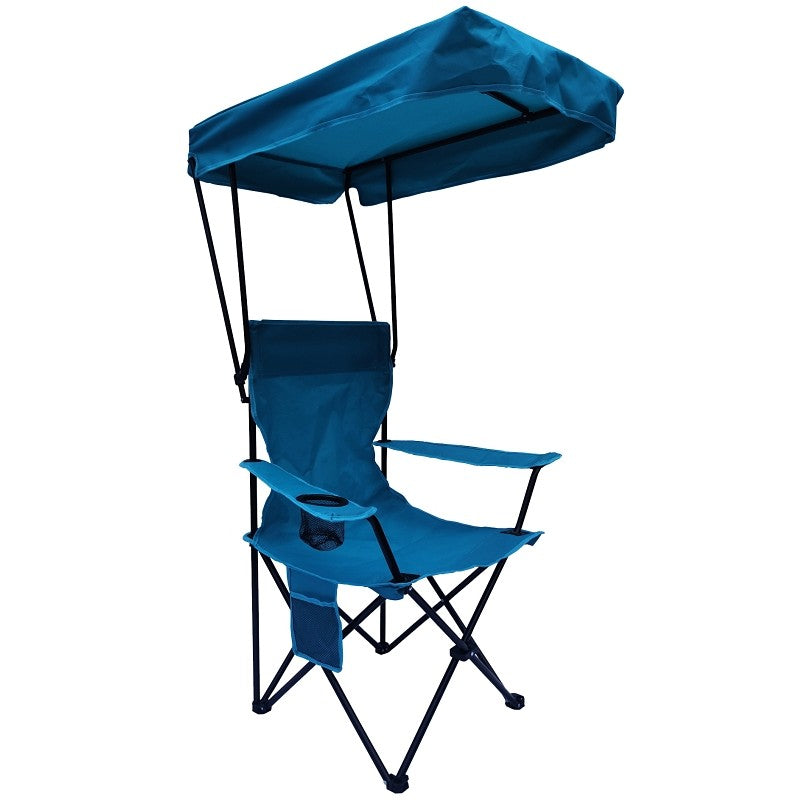 Seasonal Trends Y-2070 Shade Chair, 78 cm W, 49 cm D, 135 cm H, Steel Frame, Black Frame, Polyester Fabric Seat (Pack of 6)