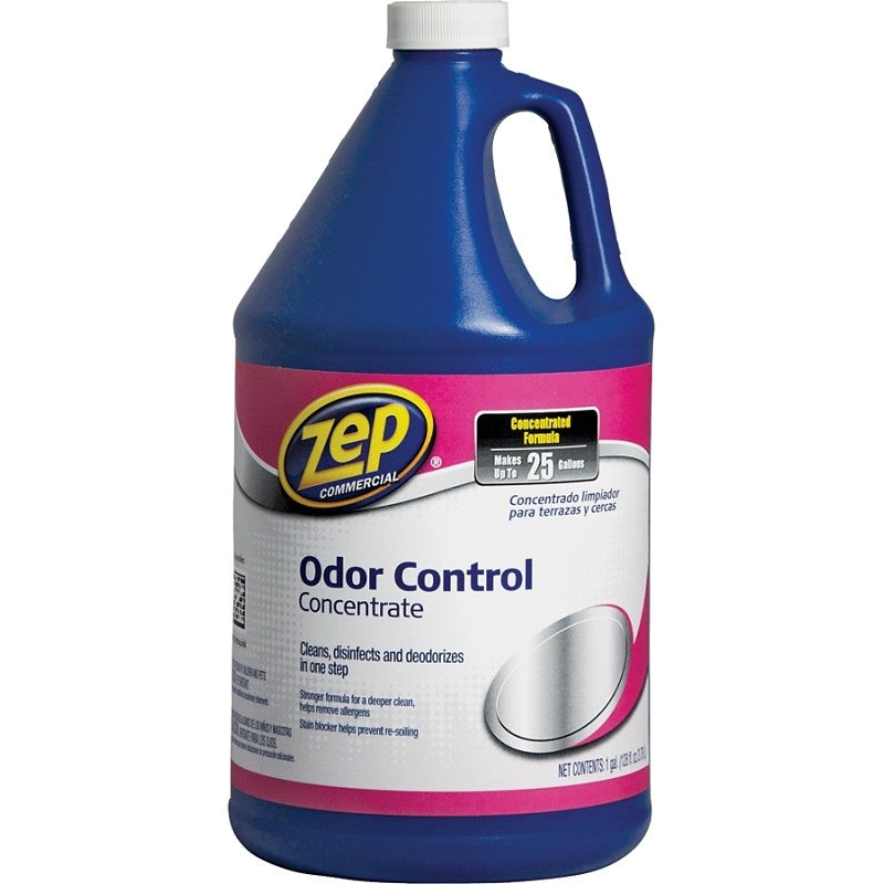 Zep ZUOCC128 Odor Control Concentrate, 1 gal, Liquid, Fresh, Light Yellow
