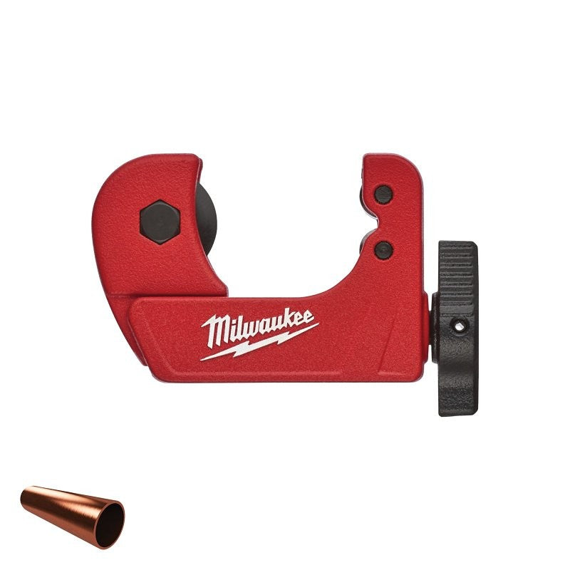 Milwaukee 48-22-4258 Mini Tubing Cutter, 7/8 in Max Pipe/Tube Dia, 1/8 in Mini Pipe/Tube Dia, Aluminum/Copper Pipe/Tube