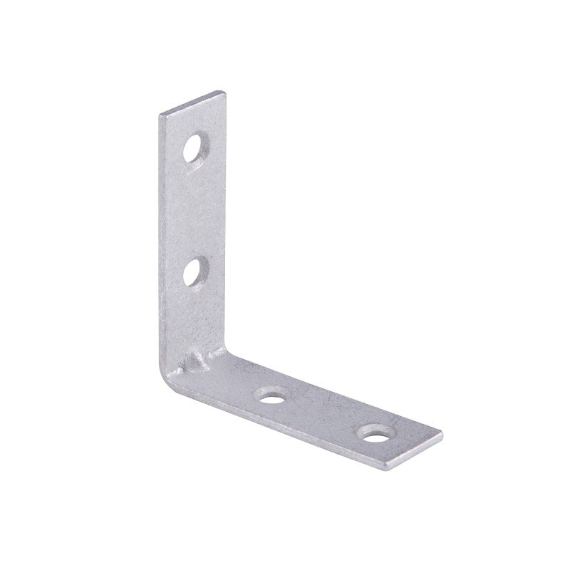 ProSource CB-G02-C4PS Corner Brace, 2 in L, 2 in W, 5/8 in H, Galvanized Steel, Galvanized, 1.8 mm Thick Material