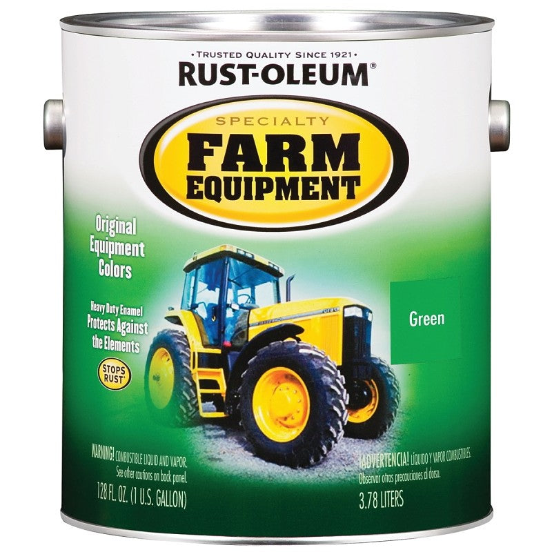 Specialty 280170 Farm Equipment Paint, Oil Base, Gloss Sheen, JD Green, 1 gal, 520 sq-ft/gal Coverage Area (Pack of 2)