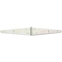Light Duty Strap Hinges 6 Inch Zinc Plated Steel 2 Pack