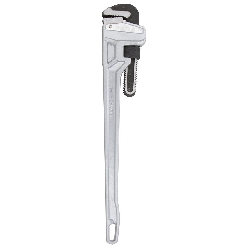 Vulcan JL40142 Pipe Wrench, 63 mm Jaw, 24 in L, Serrated Jaw, Aluminum, Powder Coated, Heavy-Duty Handle