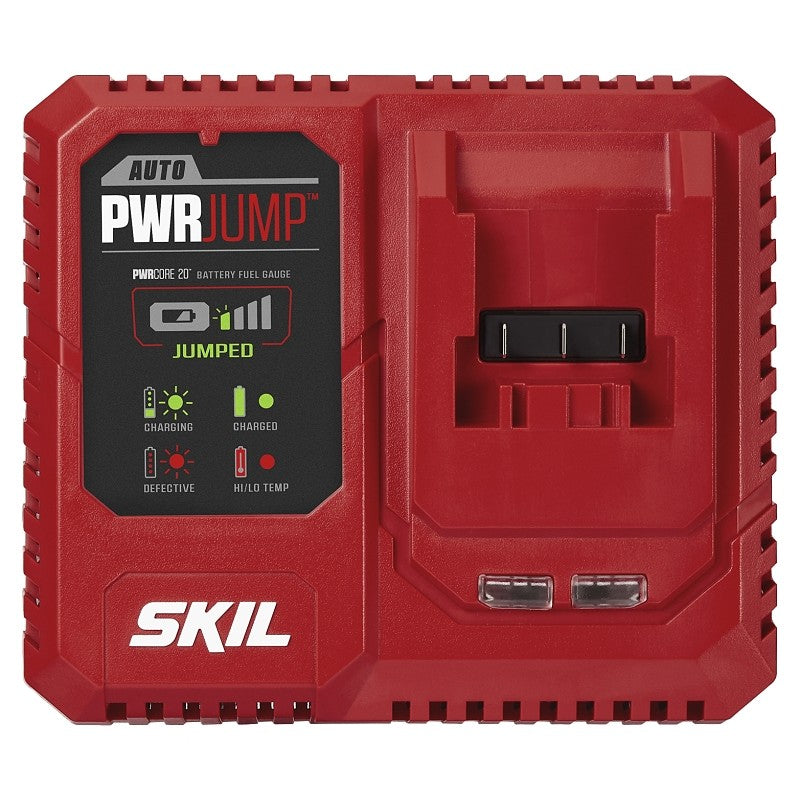 Skil QC536001 Battery Charger, 20 V, 6 A, Lithium-Ion Battery
