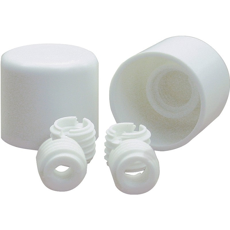Danco 88877 Twister Bolt Cap, Universal, Plastic, White