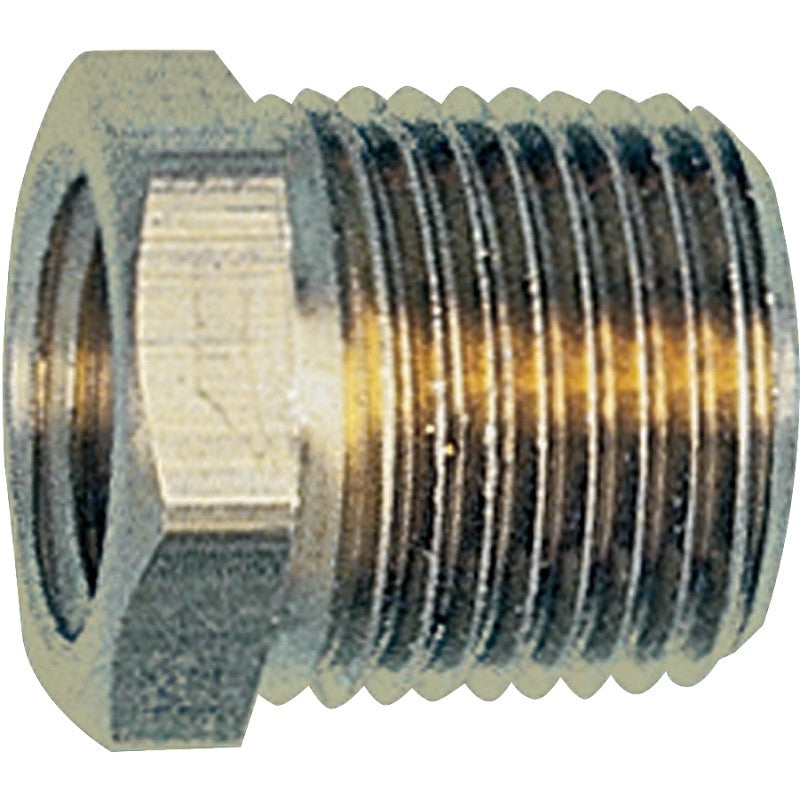 Tru-Flate 21-535 Air Hose Bushing, 1/4 x 3/8 in, FNPT x MNPT, Brass