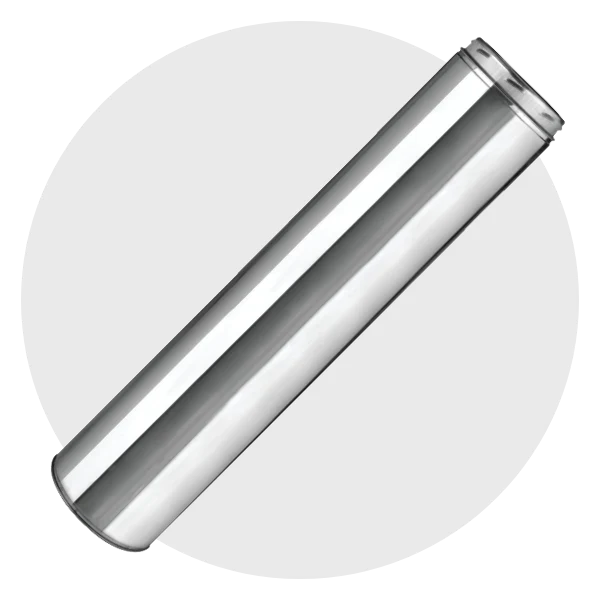 Stainless steel HVAC vent pipe – durable heating and cooling duct component for furnaces and ventilation systems