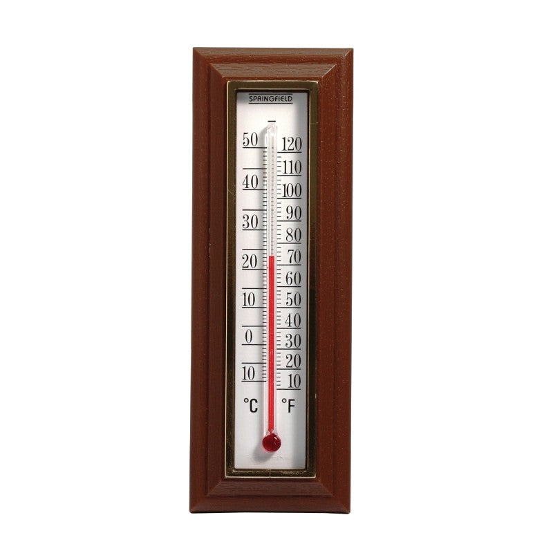 Taylor Andover 5156 Utility Thermometer, 0 to 120 deg F, Resin Casing, White Casing