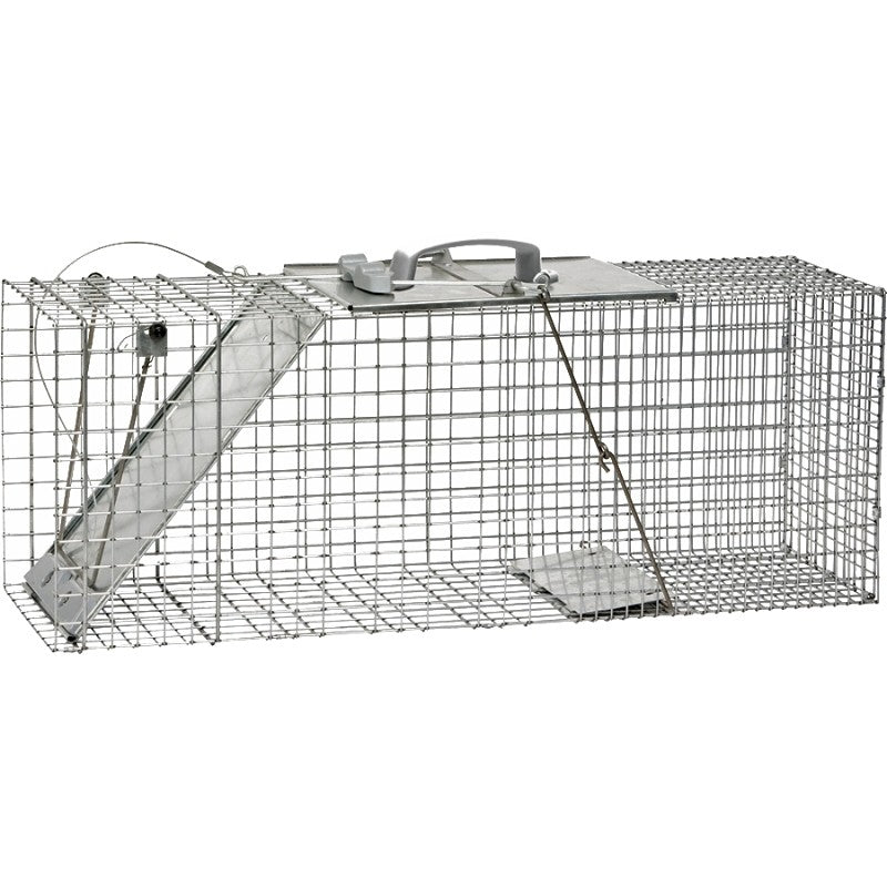 Havahart 1085 Animal Trap, 32 in L, 10 in W, 12 in H, Spring-Loaded Door