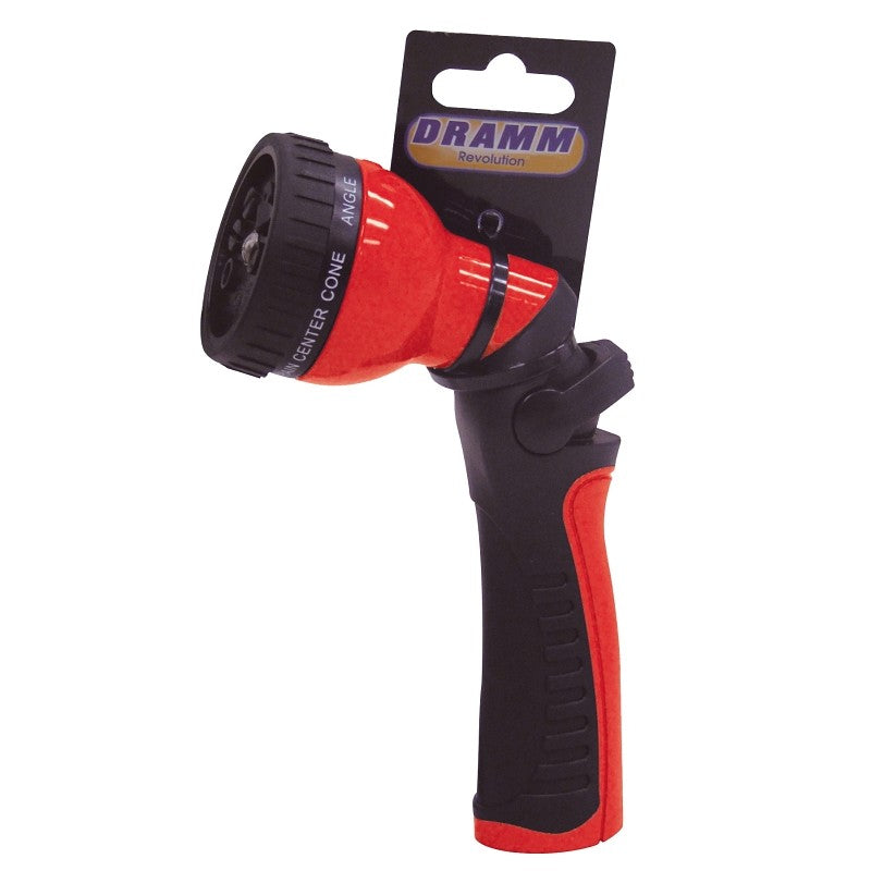 Dramm 60-24501 9-Pattern Hose Nozzle, Red