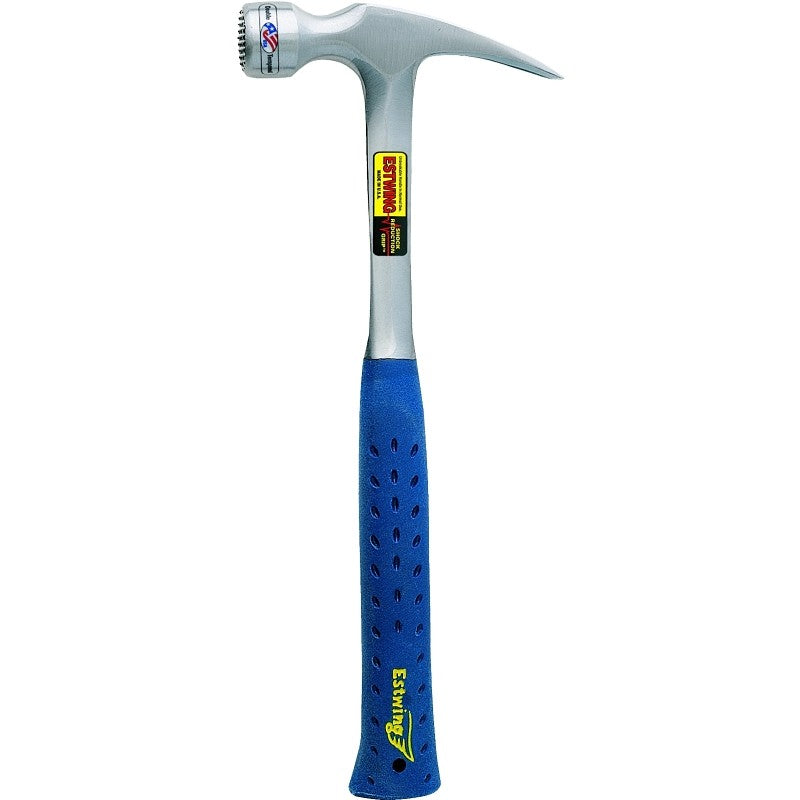 Estwing E3-22SMR Hammer, 22 oz Head, Framing, Rip Claw, Milled Head, Steel Head, 13-3/4 in OAL